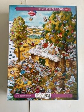 HEYE Paradise 1000-Piece Jigsaw Puzzle - Colorful Illustrated Scene